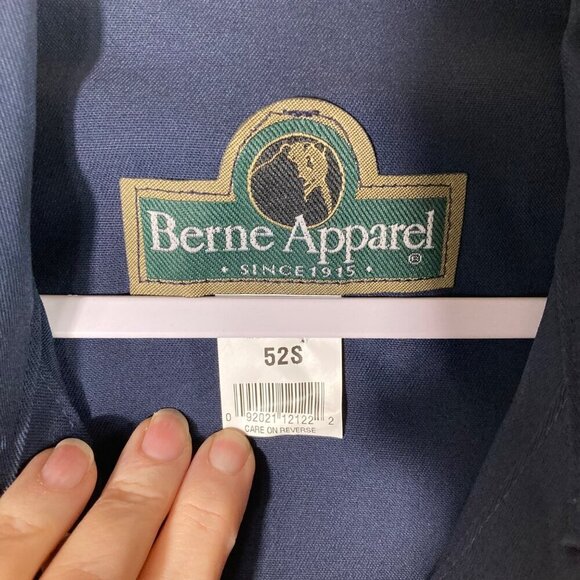 Mens Berne Apparel Navy Unlined CoverallsNavy‎  NWT 52S - Picture 9 of 10